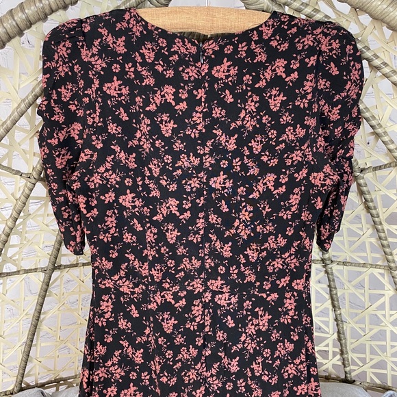 Honey Punch Prairie Serenade Black Floral Dress - Picture 6 of 8